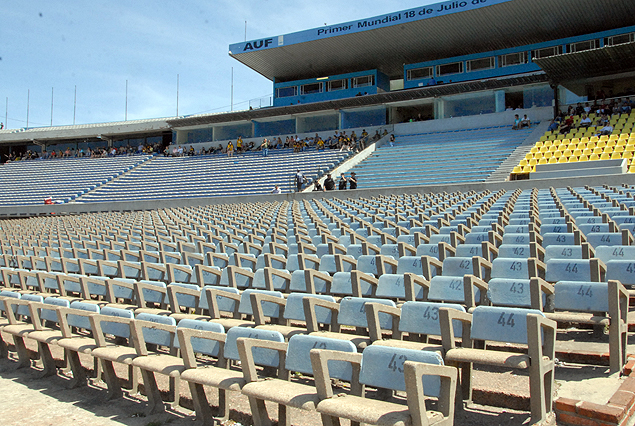 La Platea América sin espectadores.