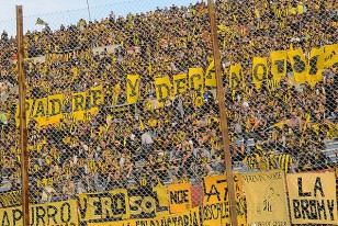 Padre y Decano en la Tribuna Amsterdam.