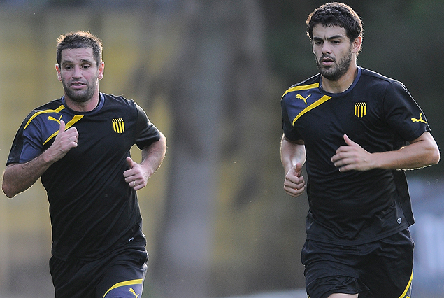 Antonio Pacheco y Luis Aguiar, en pleno trabajo en Los Aromos. 