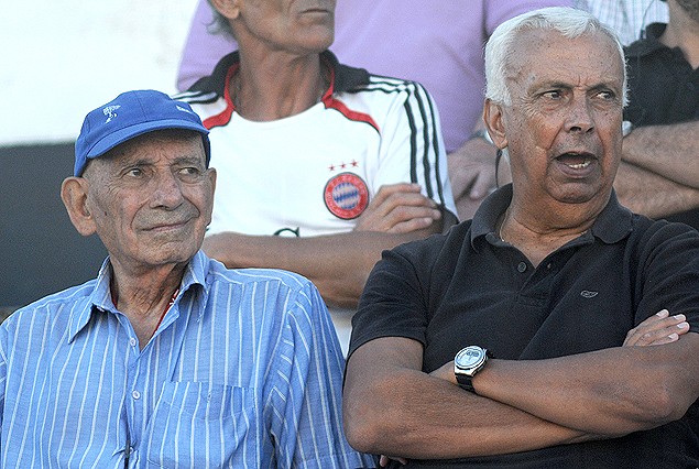 "Chino" Salva y "Pocho" Brunell en el Palco de Jardines. 