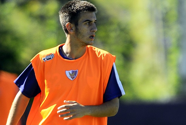 Facundo Boné anotó el único gol de Fénix en el amistoso ante Progreso. 