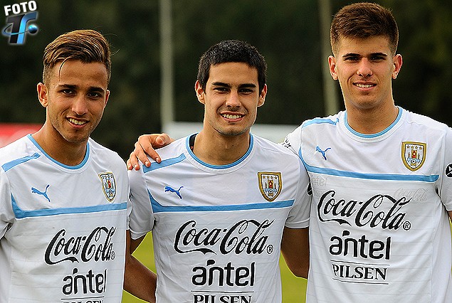 Franco Acosta, Guillermo Cotugno y Ramiro Guerra llegaron a la Selección Sub 20 que juega desde las 19:00 en Maldonado.