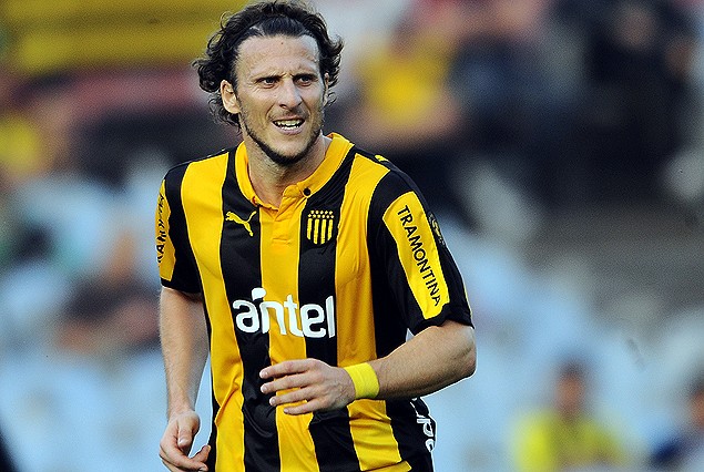 Diego Forlán, la estrella de Peñarol.