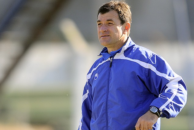 Jorge Giordano, técnico de Juventud. Nos dijo que la doble actividad nada tiene que ver con este momento.