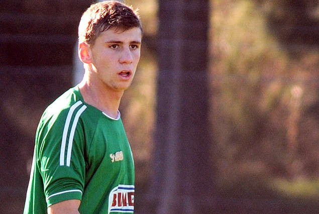 Guillermo Padula, entrena con la Sub 20.